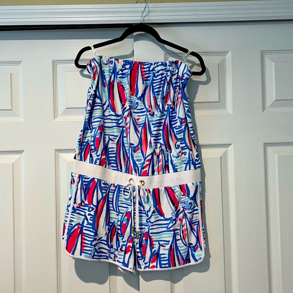 Lilly Pulitzer Dixon Terry Cloth Romper